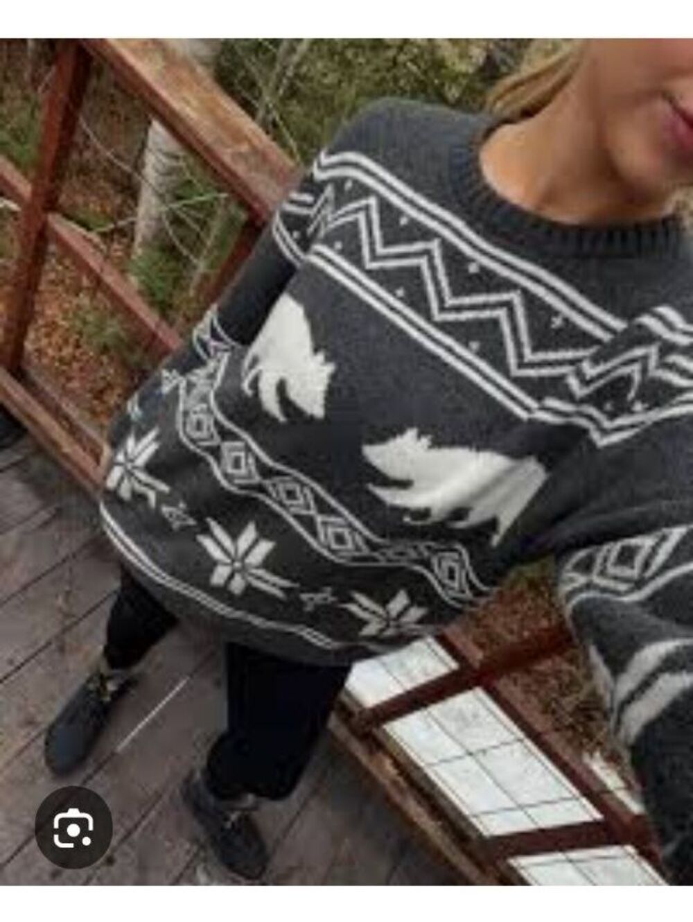 Old Navy SoSoft Fair Isle Sweater Bear Fair Isle